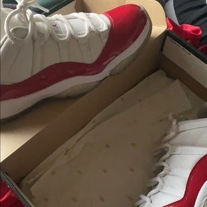 Air Jordan’s 11s lows red